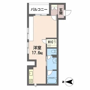 シャーメゾンステージ新山口駅前 A棟【3階】の間取り