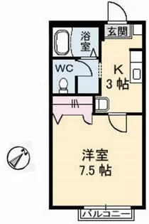ディアスU【1階】の間取り