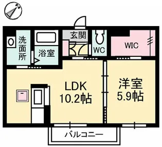 シャーメゾン上郷【1階】の間取り