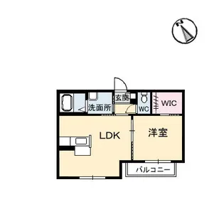 メゾンポラリス【2階】の間取り