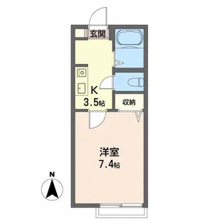 ディアスYS【1階】の間取り