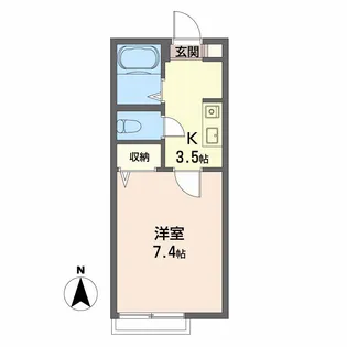 ディアスYS【2階】の間取り