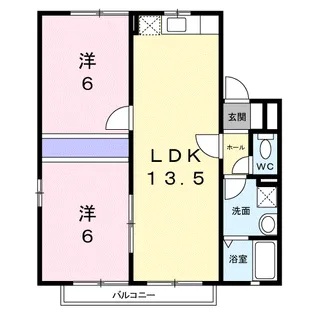 アトリオⅡA【1階】の間取り