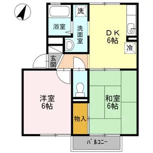 アネックス アサダ【1階】の間取り