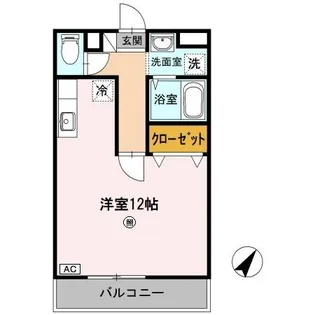 アバンウェル今井町Ⅱ番館【1階】の間取り