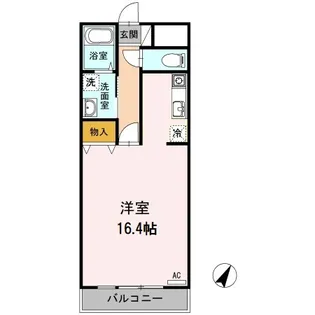 アステラス湯田【302号室】の間取り