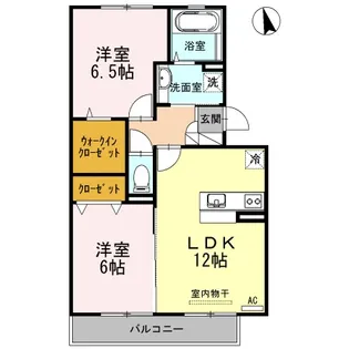 サンストロベリー A棟【3階】の間取り