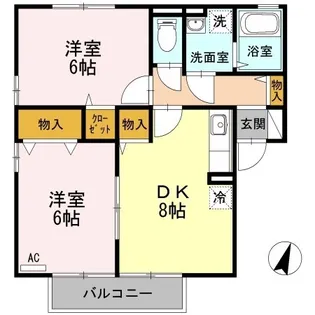 エトワール A棟【2階】の間取り