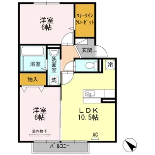 セントポーリアⅢ【2階】の間取り