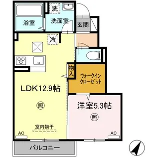 アイハウス【1階】の間取り