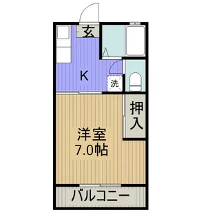 TAIファミリーハイツ 18【2階】の間取り