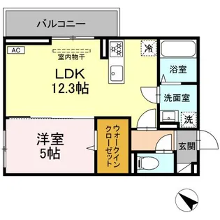 トリシア【1階】の間取り