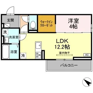 トリシア【3階】の間取り