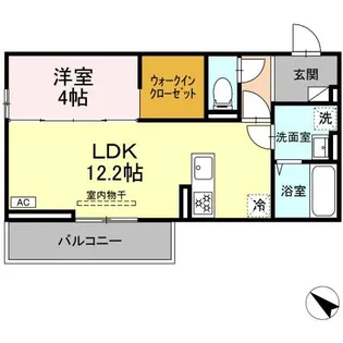 トリシア【2階】の間取り