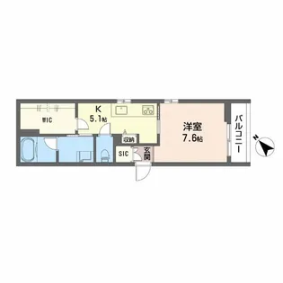 シャーメゾンアルバスⅡ【3階】の間取り