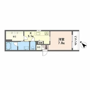 シャーメゾンアルバスⅡ【1階】の間取り