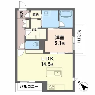 シャーメゾンアルバスⅡ【3階】の間取り