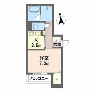 シャーメゾン アーブル【2階】の間取り