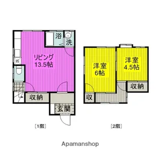 国弘アパート【1階】の間取り