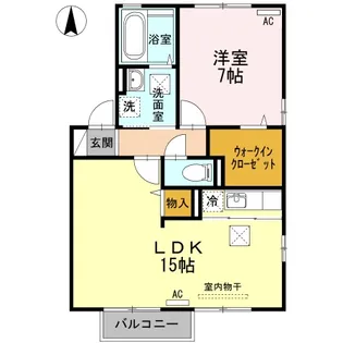 ドライ・ベーレン G棟【1階】の間取り