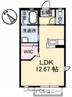 エクセラン【2階】の間取り