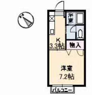 DIAS潮江【1階】の間取り