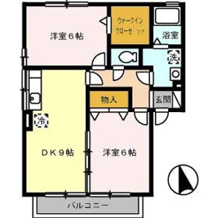 はくもくれん【2階】の間取り