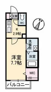 シャーメゾン アチーブメント【2階】の間取り
