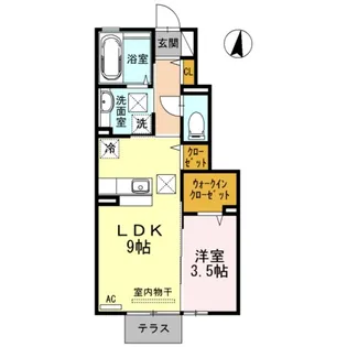ツーム ベーレン【1階】の間取り