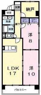 レジデンス牟礼【1階】の間取り