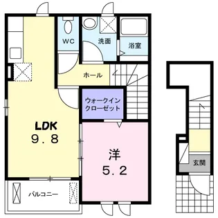 アンジュ Ⅳ【2階】の間取り