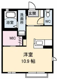 ドゥ・ルミエール【2階】の間取り
