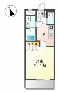 ウィルタウン【1階】の間取り