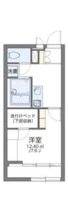 レオパレス岸和田5【212号室】の間取り