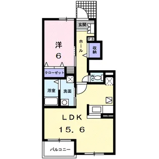 シンフォニー【1階】の間取り