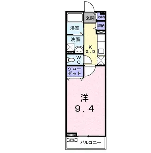 サンリット プレイス【2階】の間取り