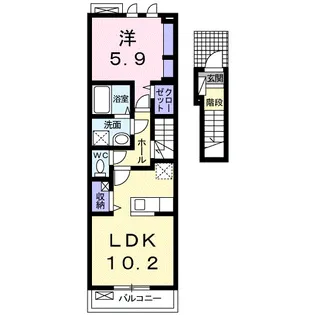 アメーズメント【2階】の間取り