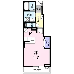 リトム・クラージュ【1階】の間取り