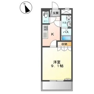ウィルタウン【1階】の間取り