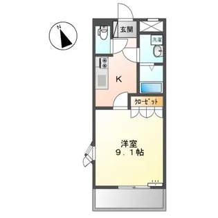 ウィルタウン【1階】の間取り
