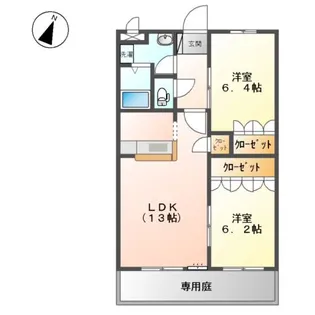 ハミング【106号室】の間取り