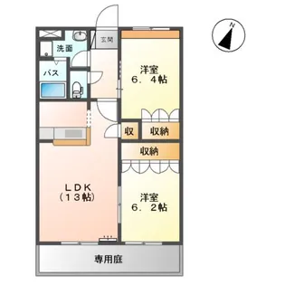 ハミング【1階】の間取り