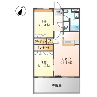 ハミング【105号室】の間取り
