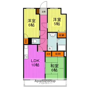 パルケモラ【2階】の間取り