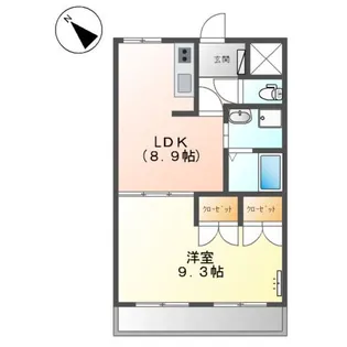 セラ・セゾン・オーチェ【205号室】の間取り