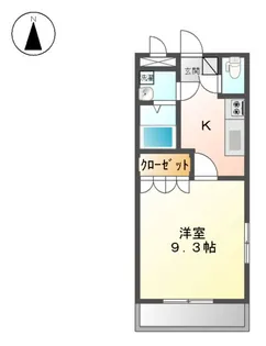 サングレイス【1階】の間取り
