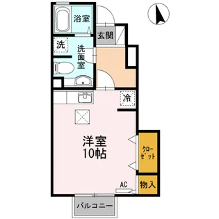 エスペランサ古泉Ⅱ【1階】の間取り