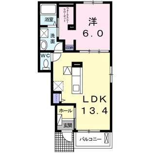 グラシオッソ【1階】の間取り