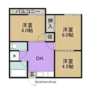 コーポ恵【2階】の間取り