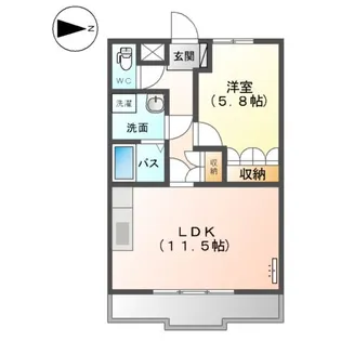 レーベンヒル【2階】の間取り